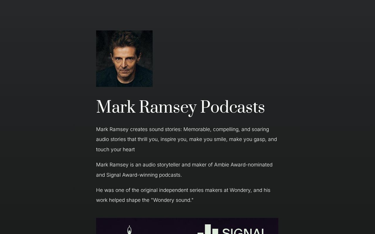 Mark Ramsey Podcasts